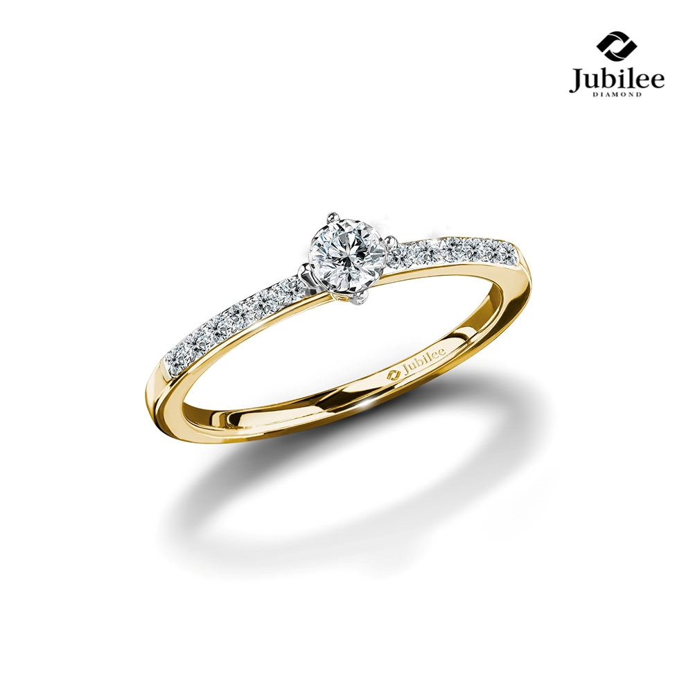 Jubilee Diamond แหวนเพชร Eternity Solitaire Diamond Ring เพชรแท้ เพชรน้ำ 99