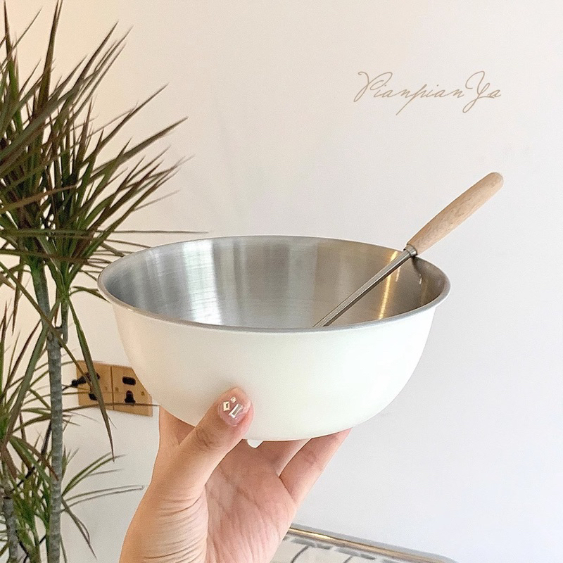 ชามผสมอาหาร ชามเบเกอรี่ ชามสแตนเลส มีสเกล เตรียมอาหาร สแตนเลส 304 •พร้อมส่ง• ราคา ถูกที่สุด ดีลบีเคเค แกลเลอรีภาพที่ 3