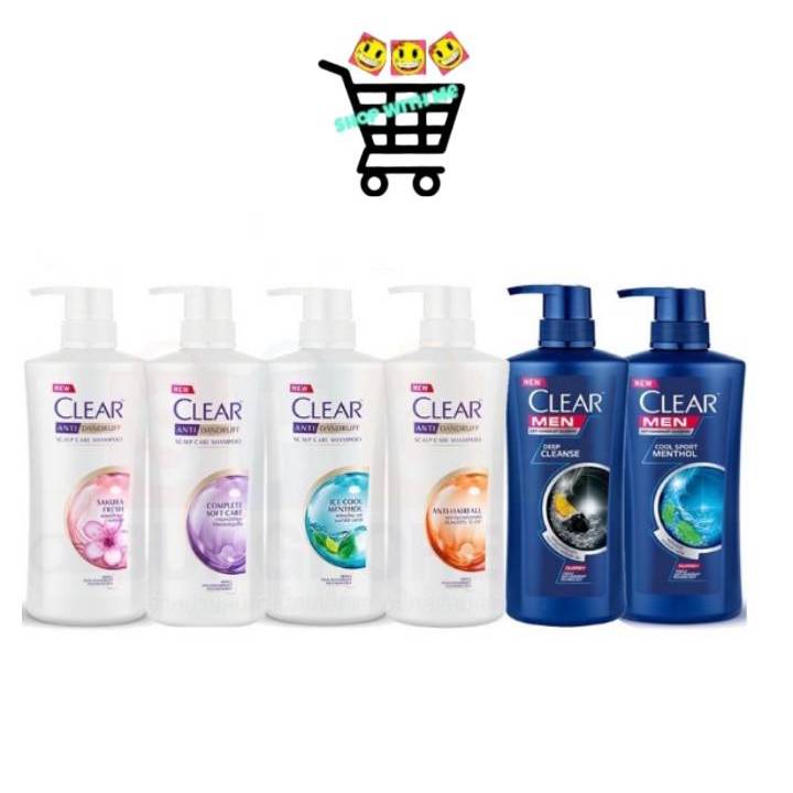 Clear แชมพูบำรุงหนังศรีษะ ชาย/หญิง 370-400ml