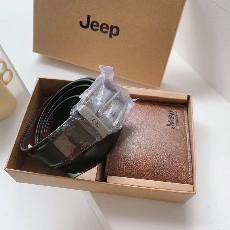 พร้อมส่ง*เซตเข็มขัดJeep กระเป๋า+เข็มขัด