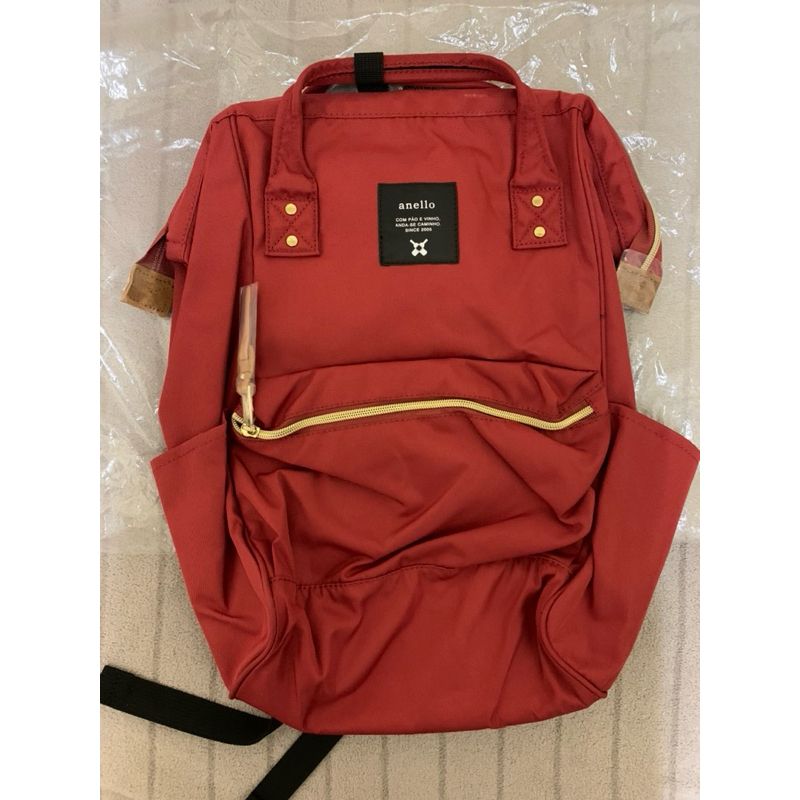 กระเป๋าเป้สะพายหลัง Anello สีแดง