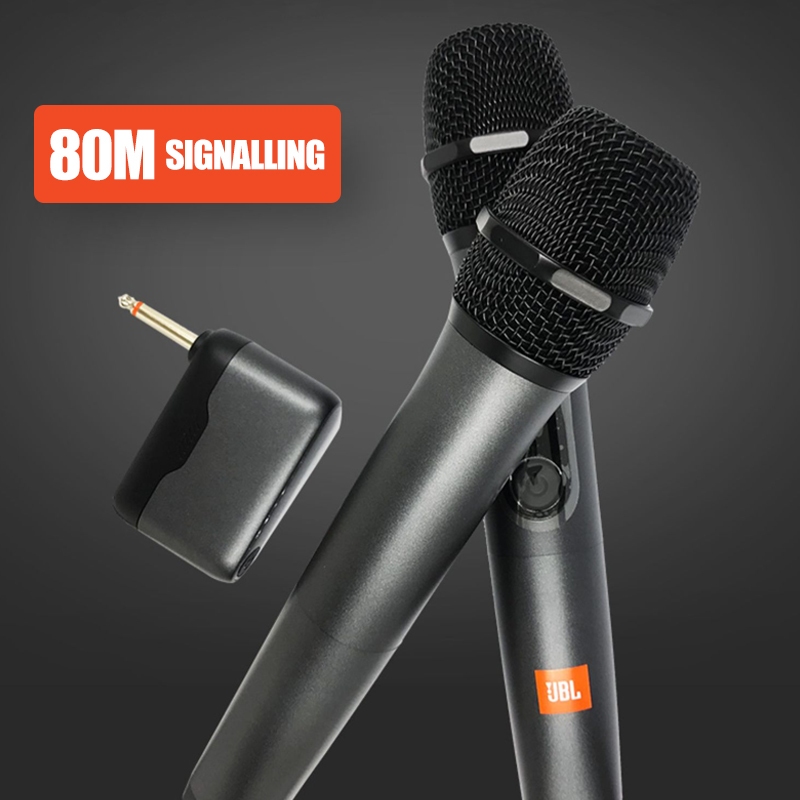 ไมโครโฟนไร้สาย JBL Wireless Microphone Set | เซ็ตไมค์ลอยคู่ ใช้งานได้ระยะไกลกว่า