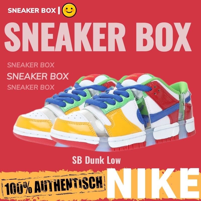 (ส่งฟรี) eBay x Nike SB Dunk Low"Sandy Bodecker" รองเท้าผ้าใบ รองเท้า nike FD8777-100