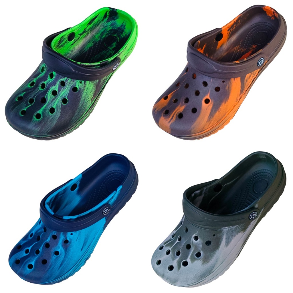 WooQ DOUBLE MULTICOLOR1 รองเท้าหัวโตสีรุ้ง