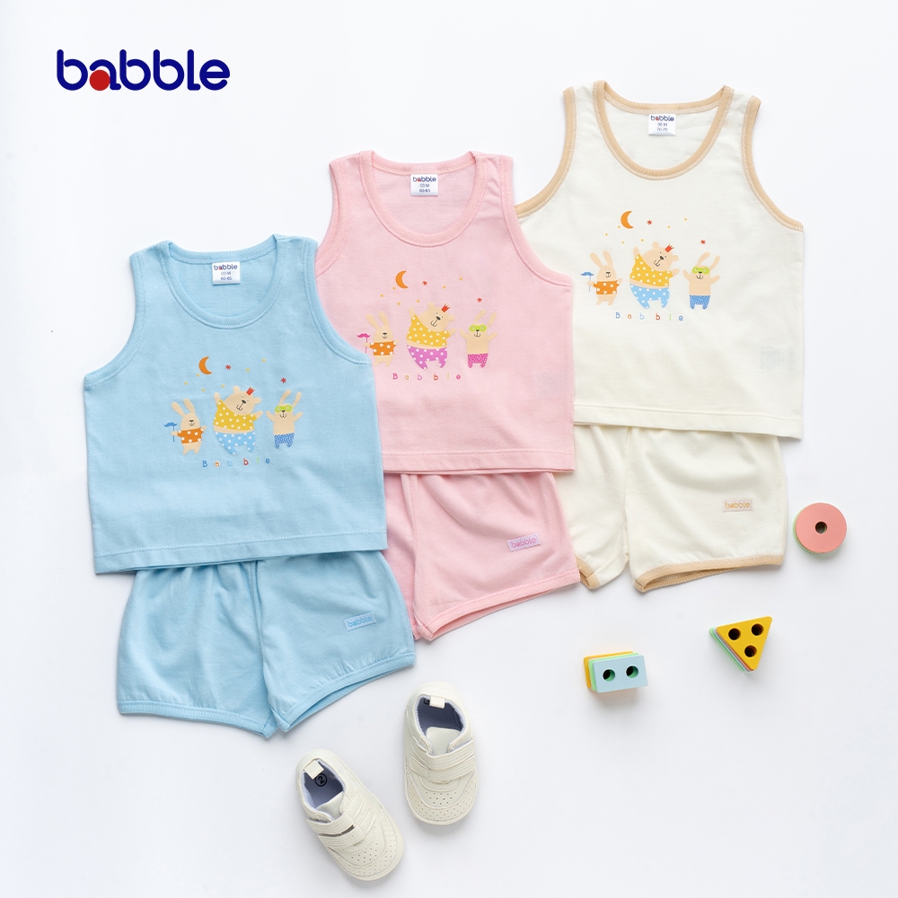 [ช้อป1399ฟรีผ้าห่ม] Babble ชุดเสื้อกล้ามเด็ก ชุดเซตเด็ก อายุ 3 เดือน ถึง 5 ปี คอลเลคชั่น Chubby (Btv)