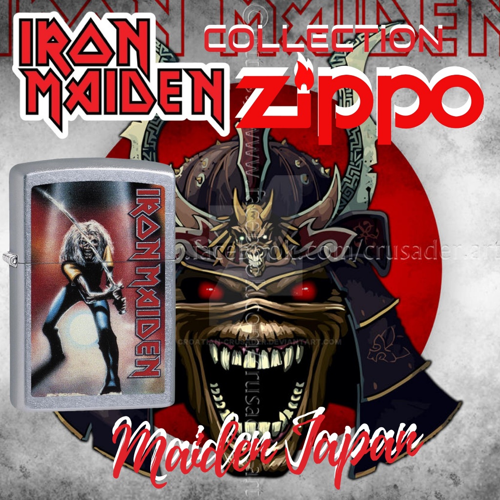 Zippo Iron Maiden Japan Cover, 100% ZIPPO Original from USA, new and unfired. Year 2023