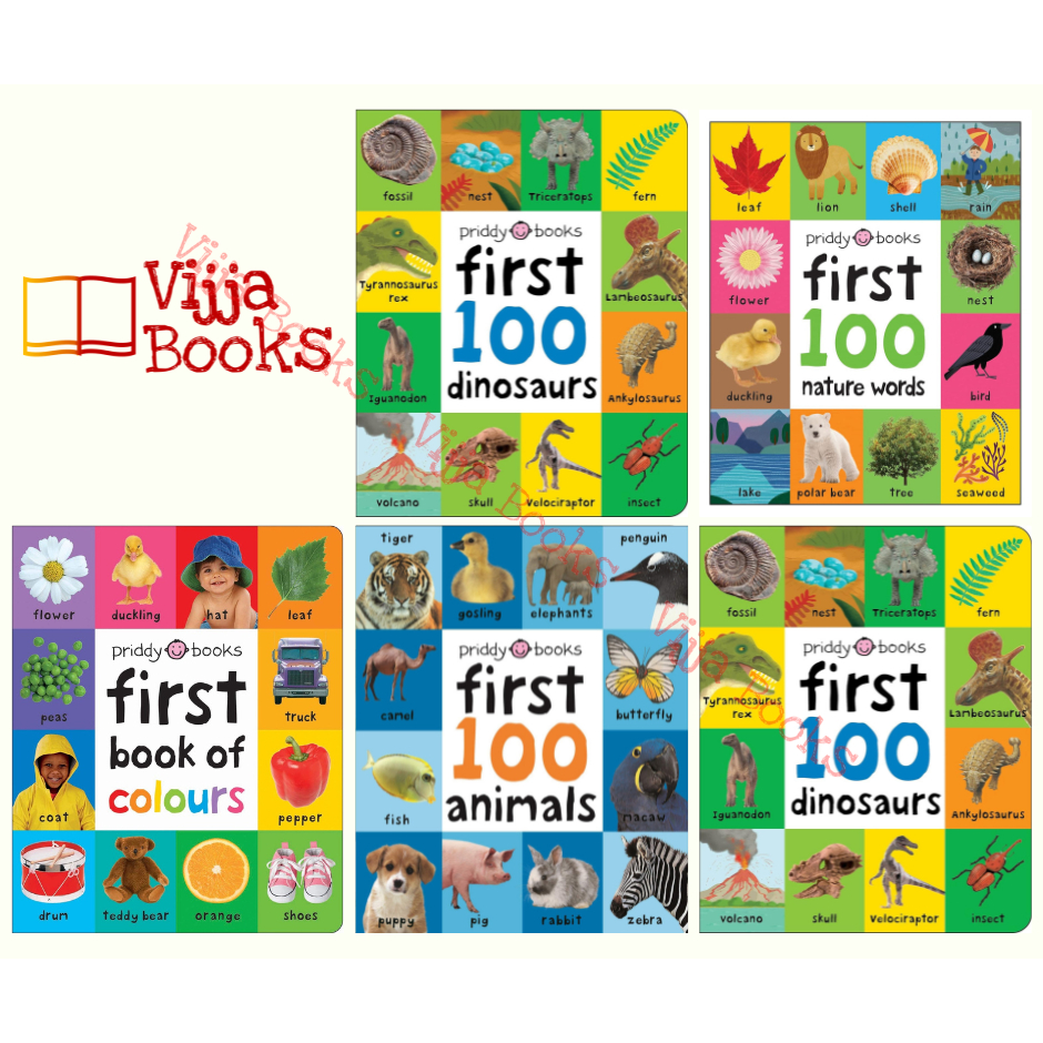 First 100 soft to touch Animals Numbers Color หนังสือเด็ก ภาษาอังกฤษ บอร์ดบุ๊ค เล่มเล็ก เลือกเล่มได้ Priddy Book [Z]