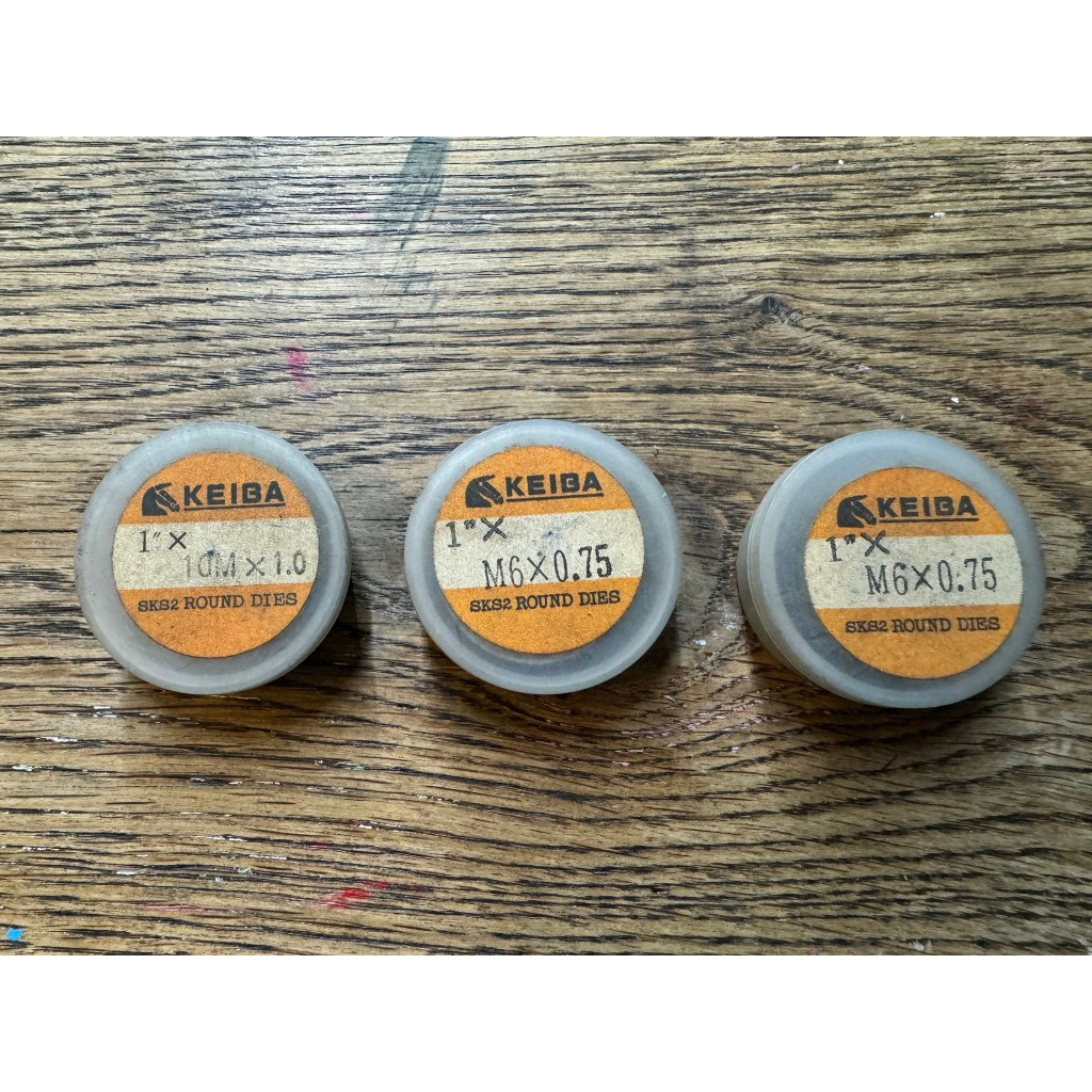 KEIBA ลูกต๊าปกลม M6x0.75 / M10x1.0 หลายขนาด ลูกดาย ต๊าป MADE IN JAPAN ต๊าปตัวเมีย ไดร์ต๊าป