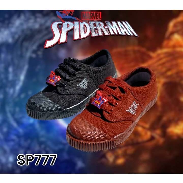 รองเท้านักเรียนผ้าใบพื้นน้ำเงินมีนวม รุ่นSP777 GerryGang