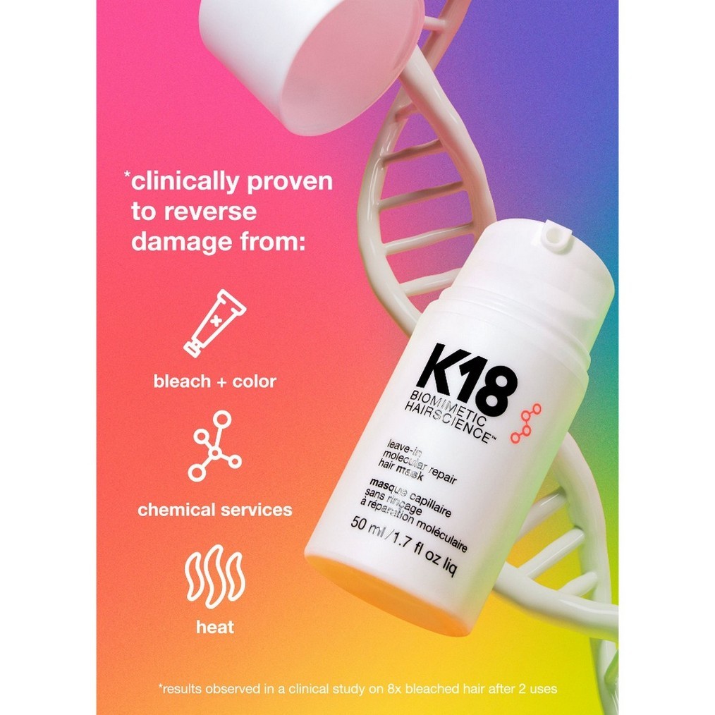 K18 Leave-In Molecular Repair Hair Mask 50ML มาส์กทรีทเม้นต์แบบไม่ต้องล้างออก