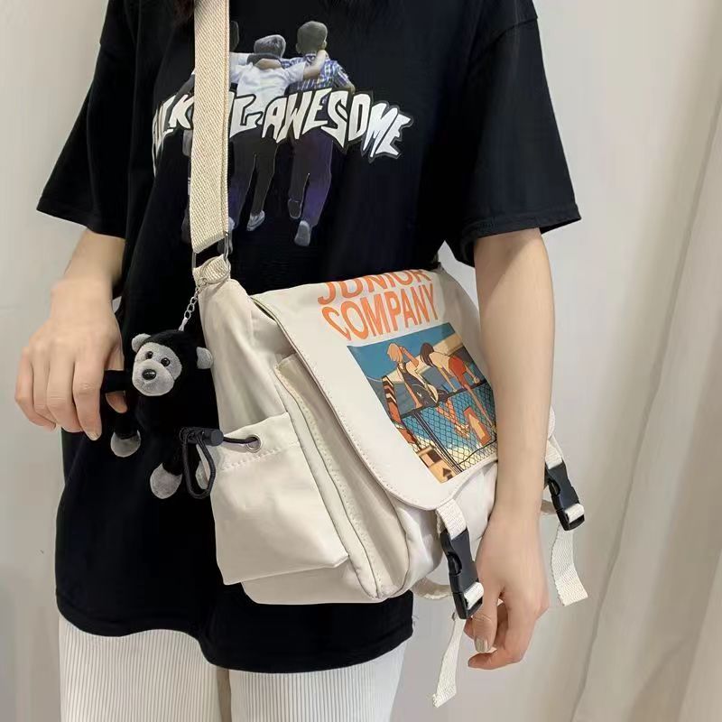 กระเป๋าสะพายข้างผู้ชาย กระเป๋าสะพายข้าง รุ่นM838 ความจุสูง ใส่หนังสือได้ ไนลอน