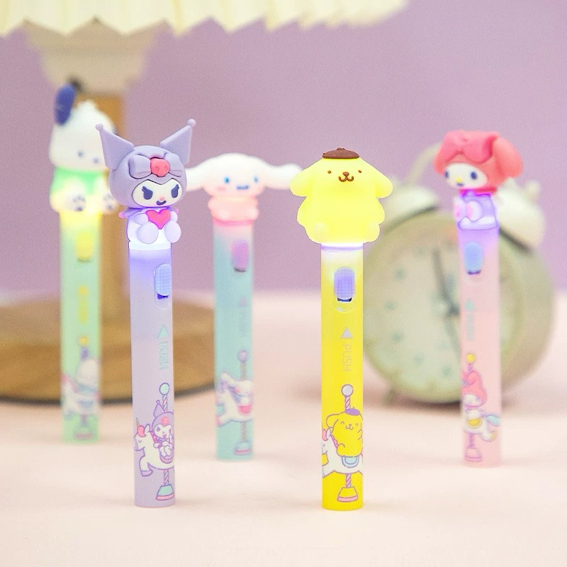 พร้อมส่ง ปากกา Sanrio รุ่น ไฟกระพริบ งานลิขสิทธิ์แท้