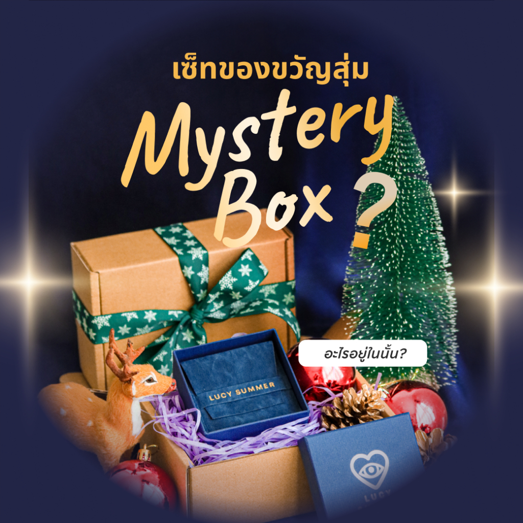 LUCY SUMMER กล่องของขวัญสุ่ม Mystery Box ของขวัญเซ็ท หญิง ชาย