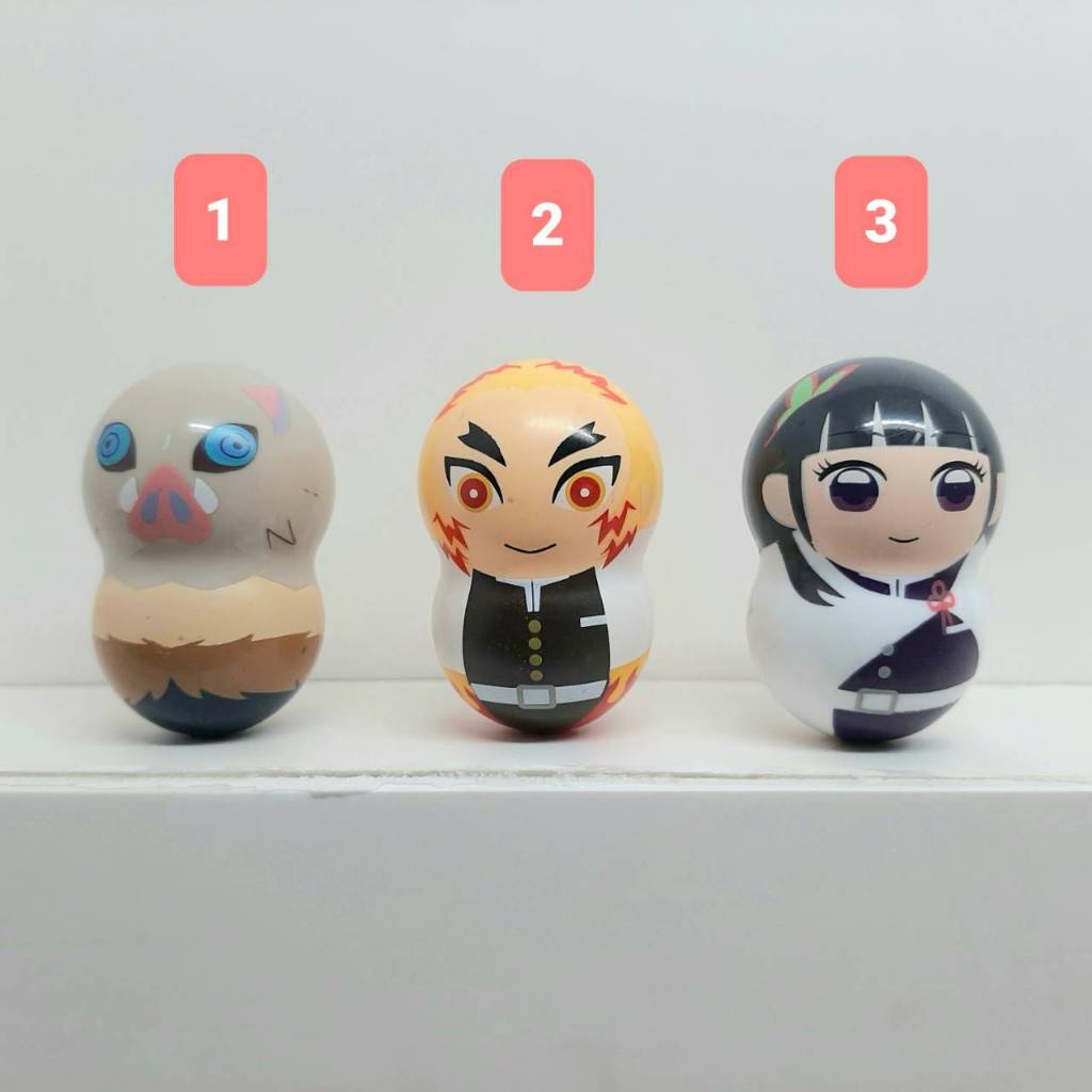 ตุ๊กตาล้มลุกดาบพิฆาตอสูร Demon Slayer Kimetsu no Yaiba COO’NUTS ลิขสิทธิ์แท้ ของสะสมมือสองญี่ปุ่น