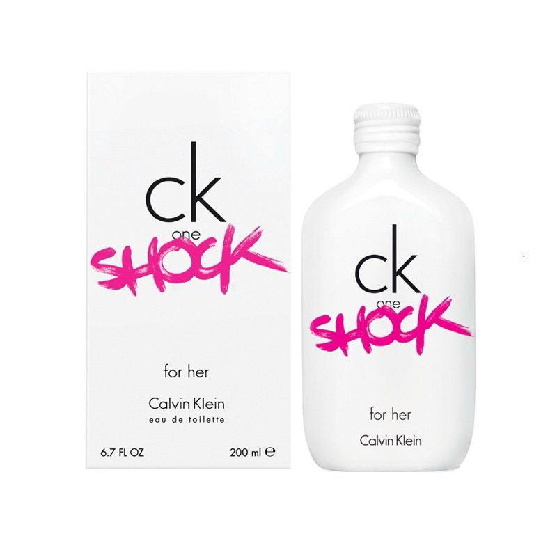 CK One Shock for Her EDT 200 ml. กล่องซีล
