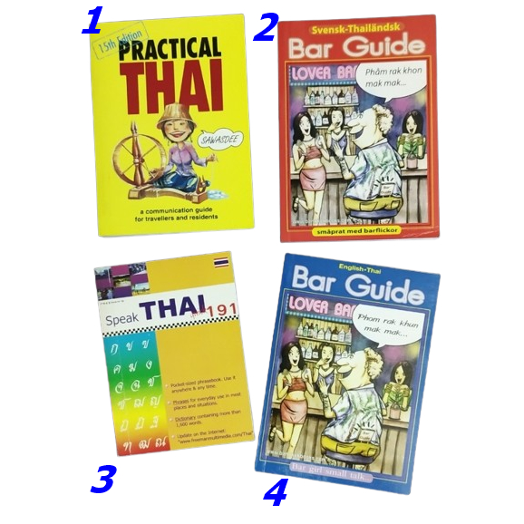 PRACTICAL THAI  A COMMUNICATION GUIDE FOR TRAVELLERS AND RESIDENTS AND BAR GUIDE POCKET BOOK