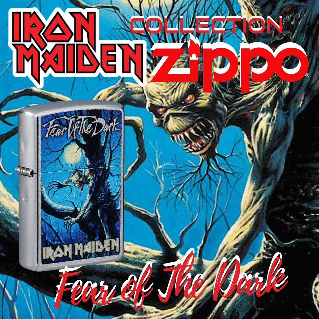 Zippo Iron Maiden Fear of the Dark, 100% ZIPPO Original from USA, new and unfired. Year 2023