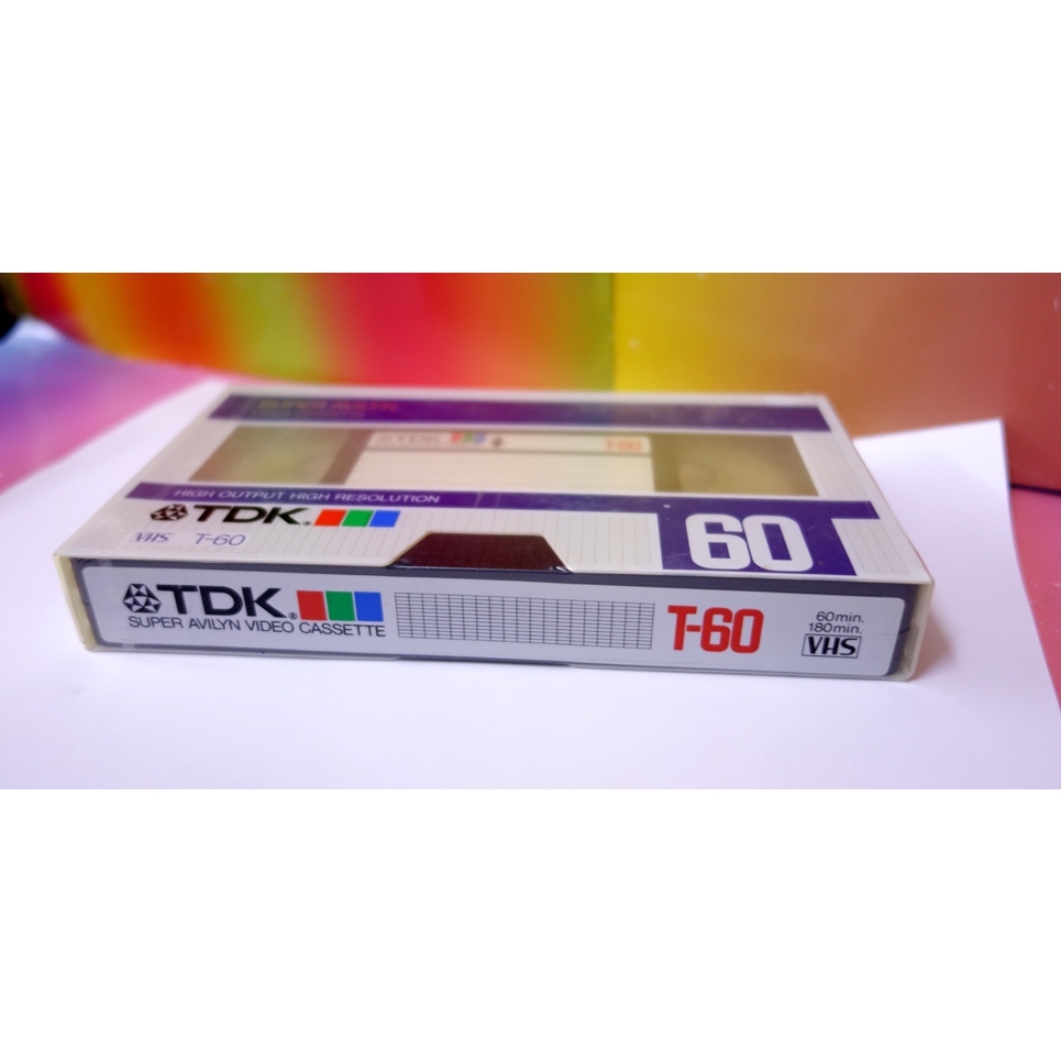 ม้วนวีดีโอเปล่าของใหม่ ม้วนVHS60นาที**