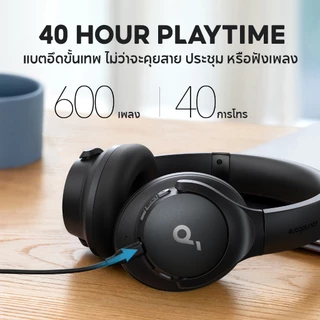 Soundcore Q20i หูฟังครอบหู หูฟังไร้สาย หูฟังบลูทูธ ตัดเสียงรบกวน Hybrid Active Noise Cancelling Headphones