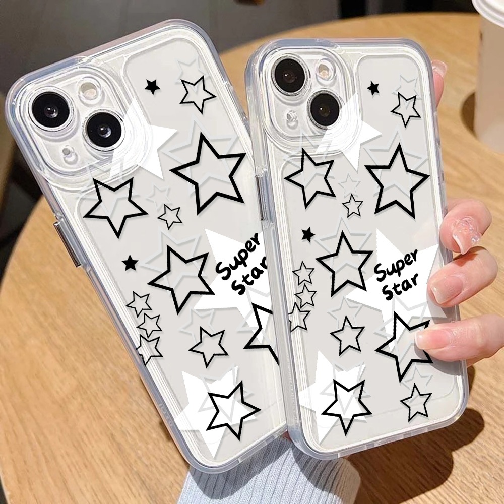COD เคสสีสันสดใสคุณภาพดี for iPhone 11 XR 7 8 Plus 14 15 Pro Max XS Max 13 12 15 Pro Pro Max 7P 8P SE เคสโทรศัพท์มือถือ