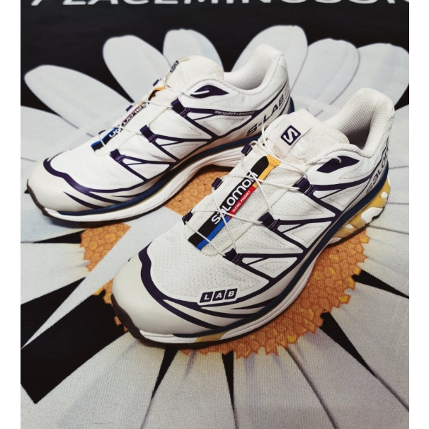 salomon xt6 สีเบจ ของแท้ 100 % รองเท้าผ้าใบ