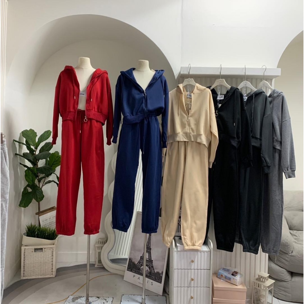 𝑨𝒍𝒊𝒄𝒆♥︎ KKUU TIST ชุดเซ็ตขึ้นเครื่อง Airport Look รุ่นนี้ งานผ้ายืด เนื้อหนา ทอนูน สาวอวบใส่สบายค่ะ