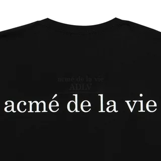 ADLV [acme de la vie] เสื้อยืด Oversize รุ่น Baby Face Short Sleeve T-Shirt Black Donuts 1 R Black (50111OBFSSU_F3BKXX)