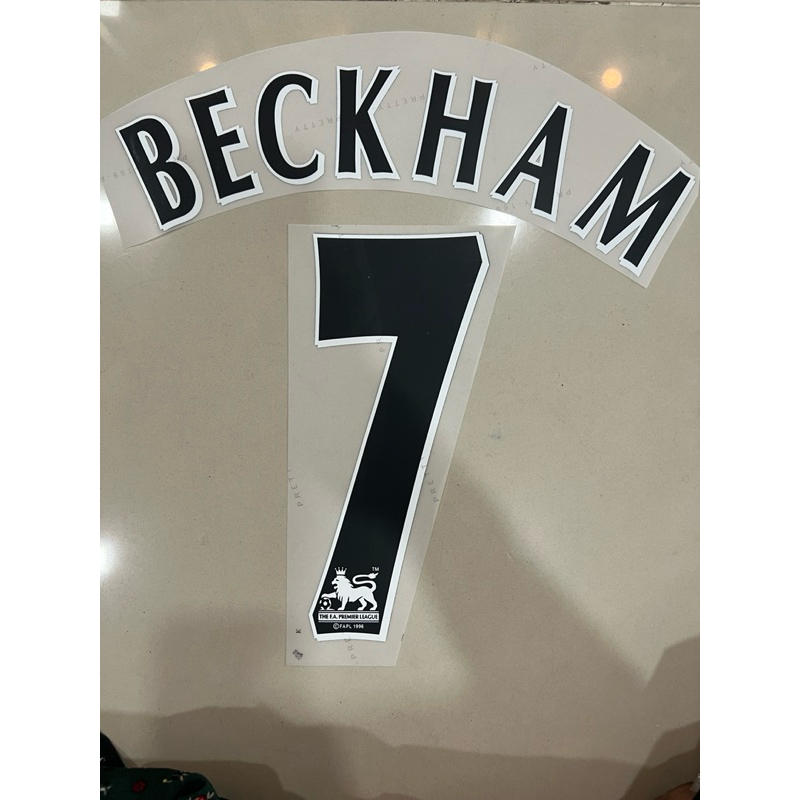BECKHAM ปี1998-2000 และนักเตะย้อนยุค หายากจัง  ใช้เตารีดรีดติดเสื้อได้เองจ้า ไม่ได้ขายเสื้อน๊าา ขายเบอร์ติดเสื้อค่ะ - รูปที่ 2