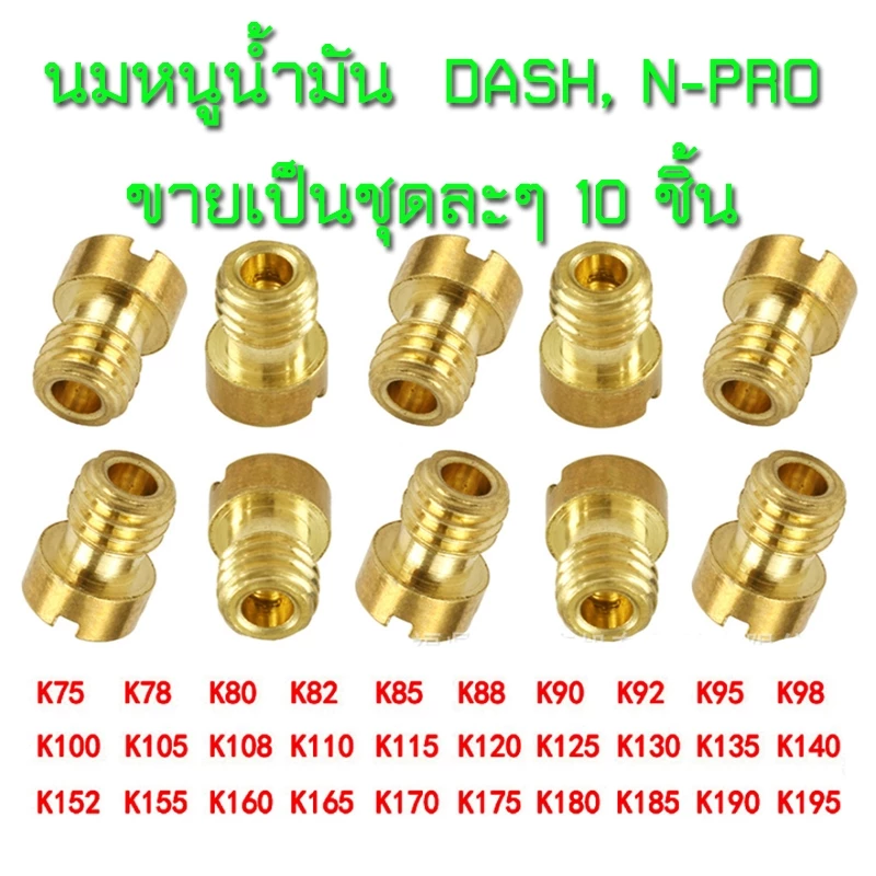 นมหนูน้ำมัน ใส่ได้กับคาบู แดช,เอ็นโปร DASH, N-PRO ของในไทยส่งทุกวัน ชุด10ชิ้น