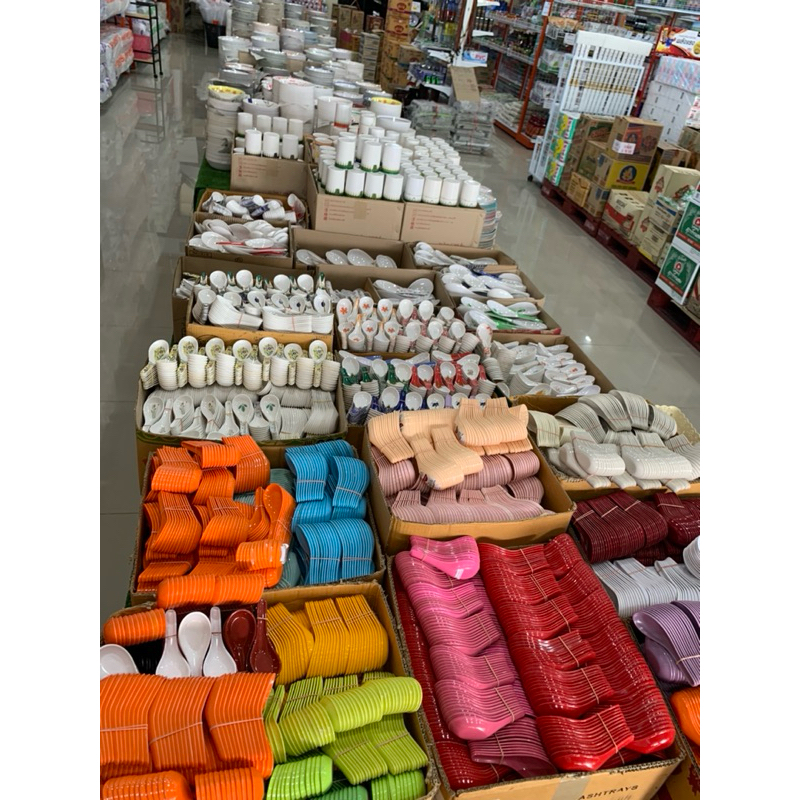[ยกโหล] ช้อนเมลามีน สีล้วน
