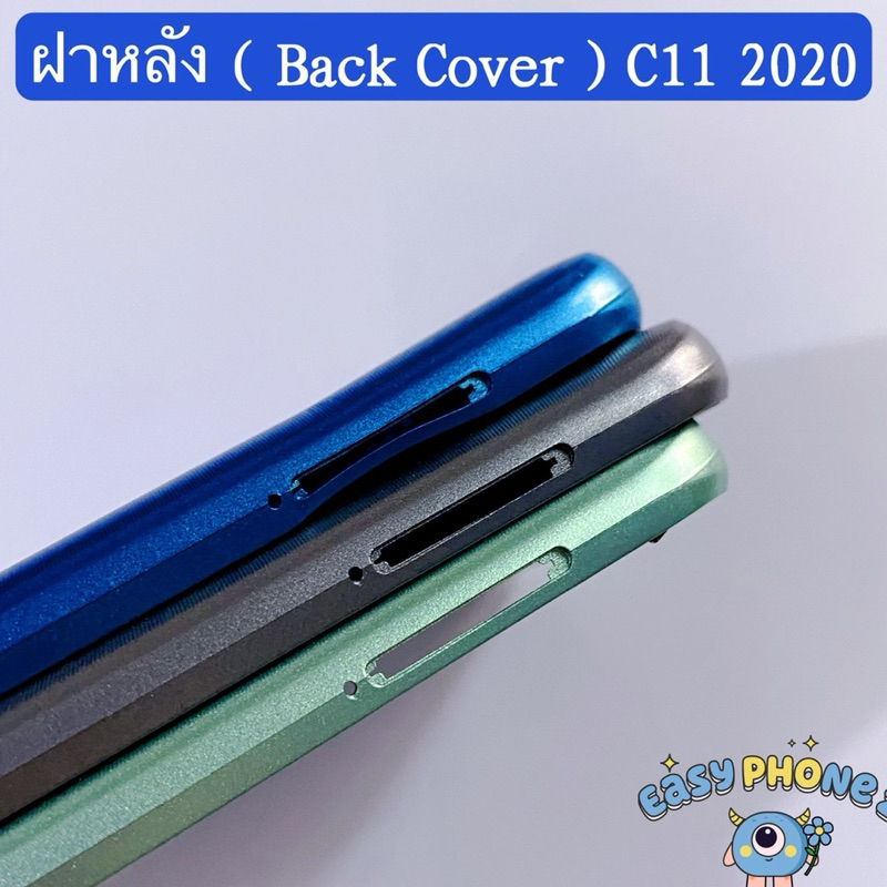 ฝาหลัง ( Back Cover ） Realme C11 2020 / RMX2185（ แถมปุ่มสวิตช์นอด + เลนส์กล้อง ) - รูปที่ 4