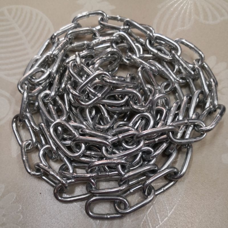 โซ่เหล็กชุบ หนา3มิล ยาว3เมตร คุณภาพเยี่ยม หนาทน