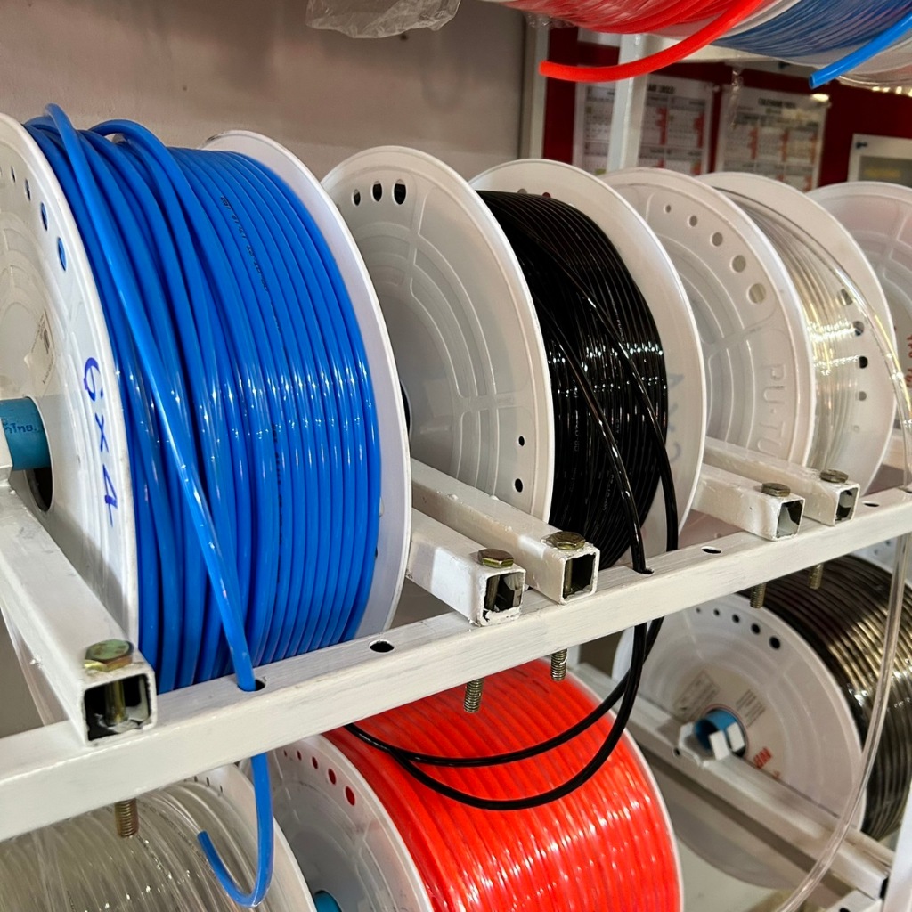 สายลม PU  ท่อลมยาง มี 4 สี 6 ขนาด Air Hose (ราคาต่อเมตร)