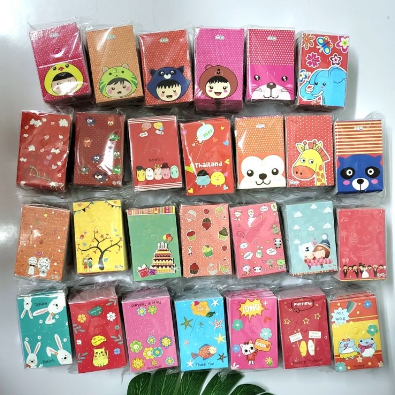 ป้ายกระดาษ ป้ายกิ๊ฟชอป หัวแผงหนีบถุงพลาสติกมีรูเจาะแขวน 4x6cm.( 100ใบ)