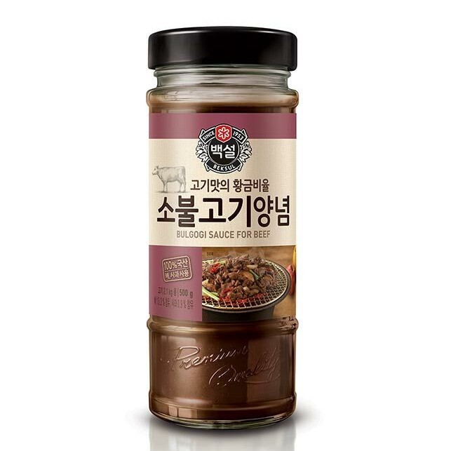ซอสเกาหลี สำหรับหมักเนื้อ บุลโกกิเนื้อ cj korean bulgogi for beef sauce 500g 소불고기양념