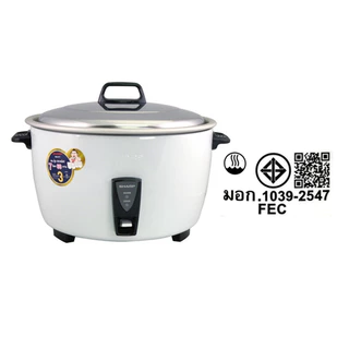 ชาร์ป หม้อหุงข้าวไฟฟ้าเชิงพาณิชย์ ขนาด 7 ลิตร รุ่น KSH-D77 สีขาว SHARP COMMERCIAL ELECTRIC RICE COOKER 7.0L KSH-D77