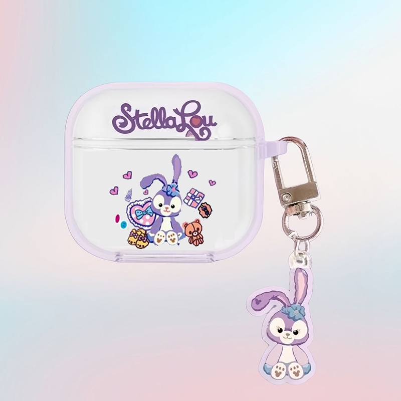 นําไปใช้กับ Disney FX-951B（pro4 เคส Case ฝาครอบชุดหูฟังโปร่งใส +พวงกุญแจ