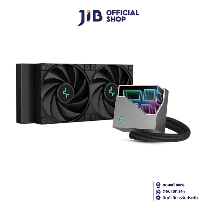 CPU LIQUID COOLER (ระบบระบายความร้อนด้วยน้ำ) DEEPCOOL LT520 BLACK