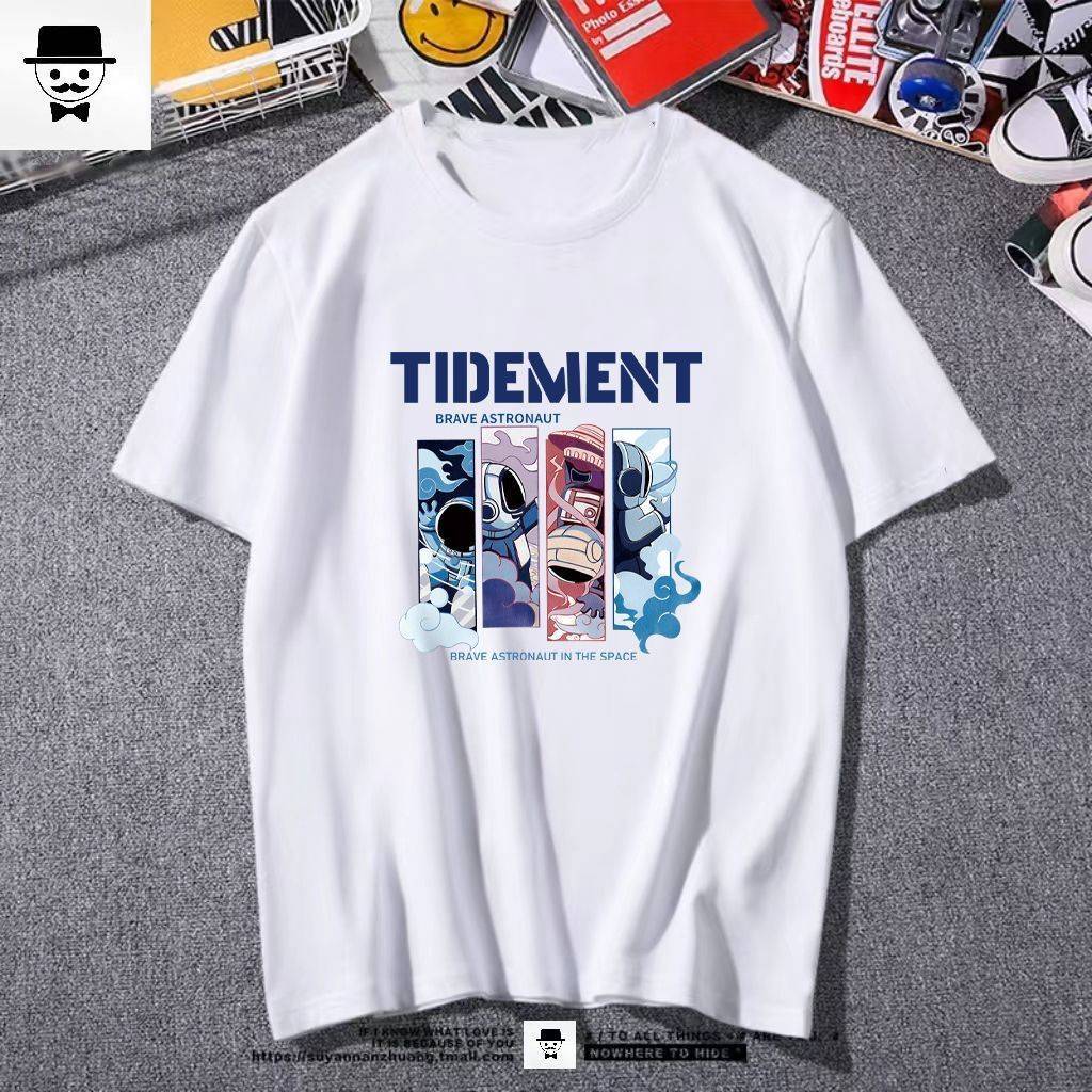 เสื้อยืด เสื้อผ้าชายหญิง เสื้อยืดสกรีนลาย ผ้านิ่มใส่สบาย ES38
