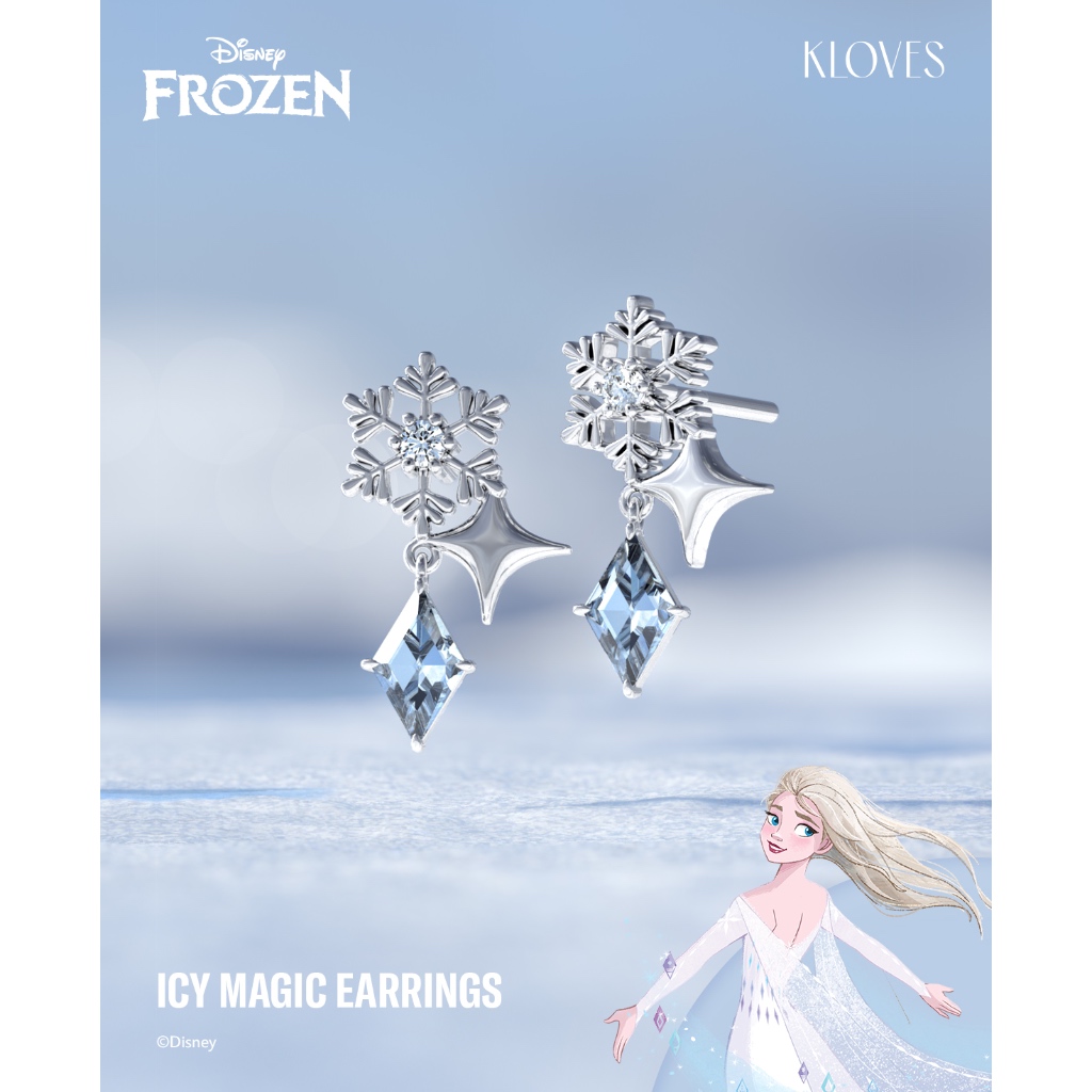 KLOVES - Disney Frozen - Icy Magic Earrings