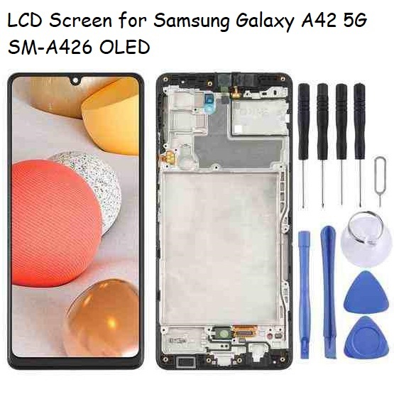 หน้าจอ LCD samsung A42(5G) Display จอ+ทัช อะไหล่มือถือ อะไหล่ Display Screen จอsamsung galaxy A42(5G)