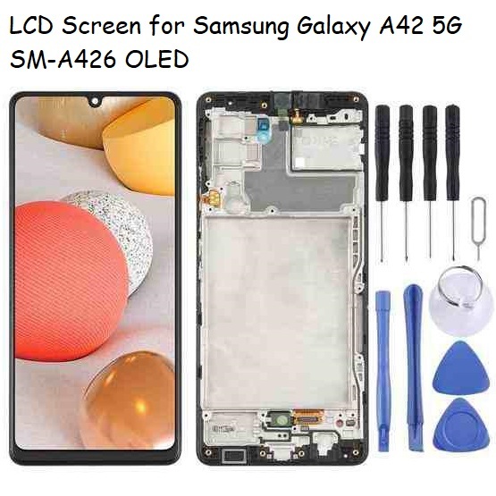 หน้าจอ LCD samsung A42(5G) Display จอ+ทัช อะไหล่มือถือ อะไหล่ Display Screen จอsamsung galaxy A42(5G