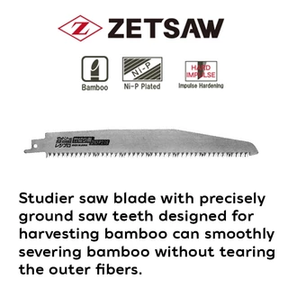 จบปัญหาตัดไผ่แล้วแตก! ใบเลื่อยชักตัดไม้ไผ่ Zetsaw (Made in Japan) ตัดไว รอยเนียน ไม่ต้องออกแรงสับให้เมื่อย