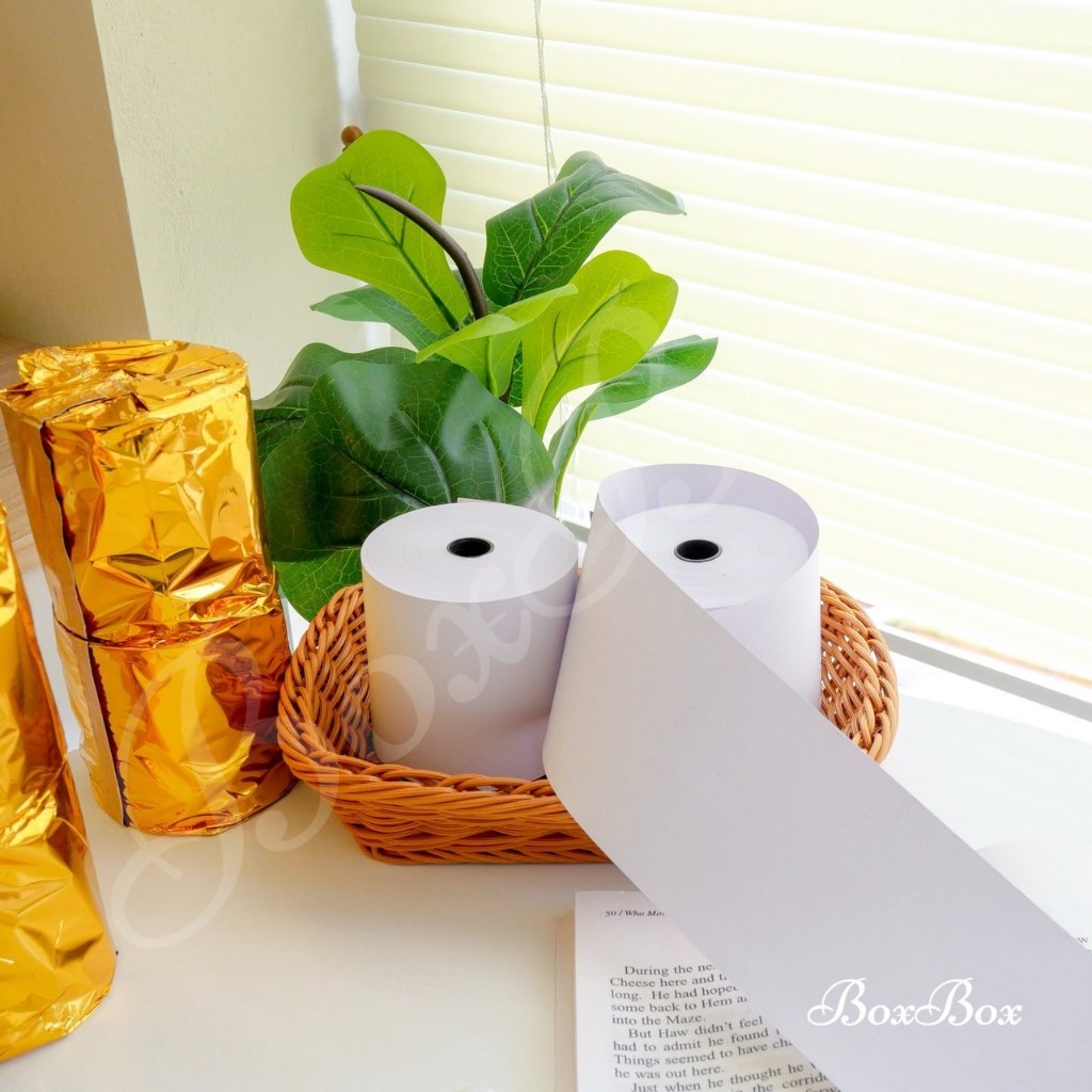 💥สินค้าพร้อมส่ง💥กระดาษใบเสร็จ 57*30-57*40-57*45-57*50-80*80mm