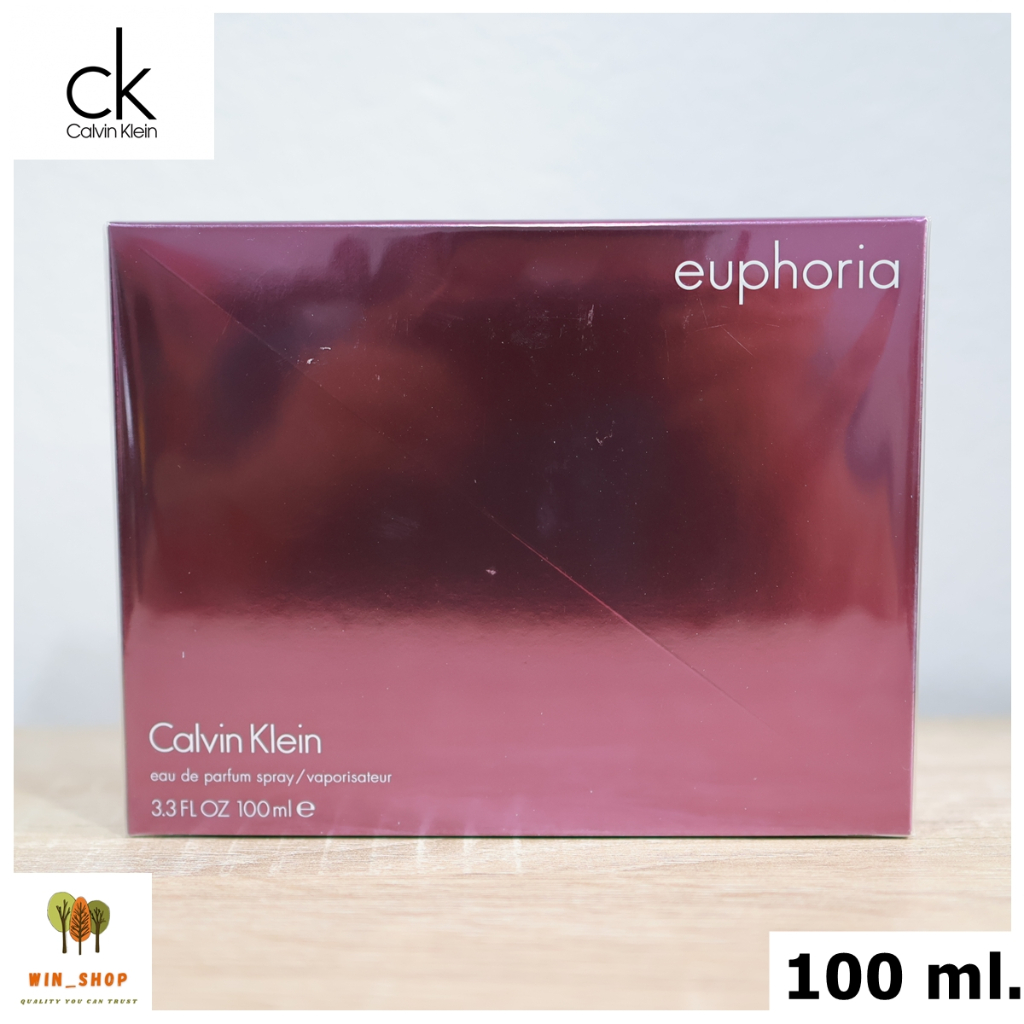 Ck Euphoria Calvin Klein for women EDP 100 ml. น้ำหอมแท้ พร้อมกล่องซีล