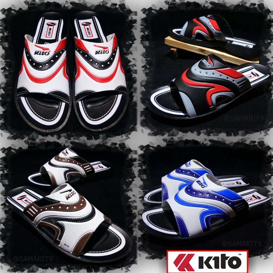 รองเท้าแตะผู้ชายแบบสวม รองเท้าแตะแบบสวม kito 9004