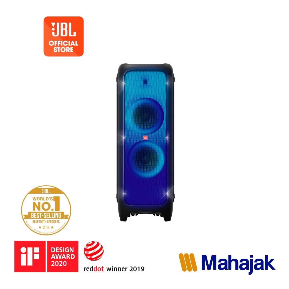 JBL PartyBox 1000 ลำโพงปาตี้บลูทูธกำลังขับ 1100 วัตต์ มาพร้อมไฟเอฟเฟคและ DJ Pad เชื่อมต่อ 2 เครื่องแ
