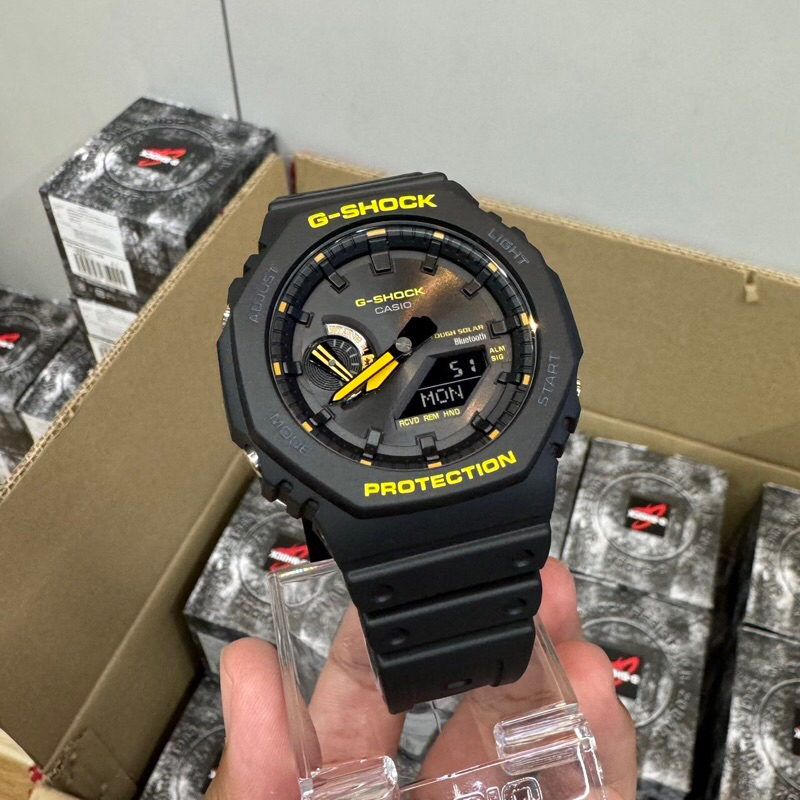 [Bluetooth®]🎁CASIO G-SHOCK GA-B2100CY-1A ของแท้ 100% พร้อมส่ง ประกัน 1 ปี