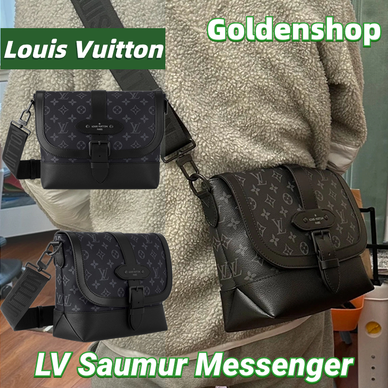 New!!🍒หลุยส์วิตตอง Louis Vuitton Saumur Messenger Bag LV กระเป๋าแมสเซนเจอร์