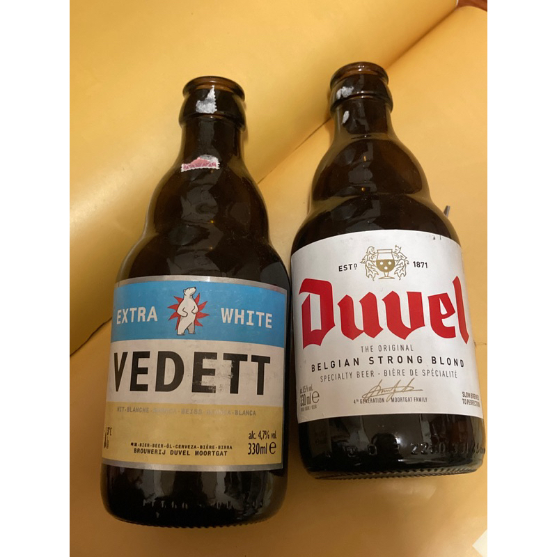 ขวดเบียร์ (ขวดเปล่า) vedett duvel